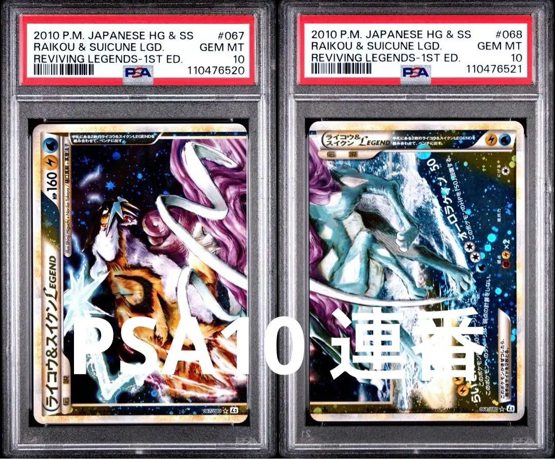 No.955 ライコウ＆スイクンlegend 2025年最新】legend スイクン ライコウの人気アイテム - メルカリ