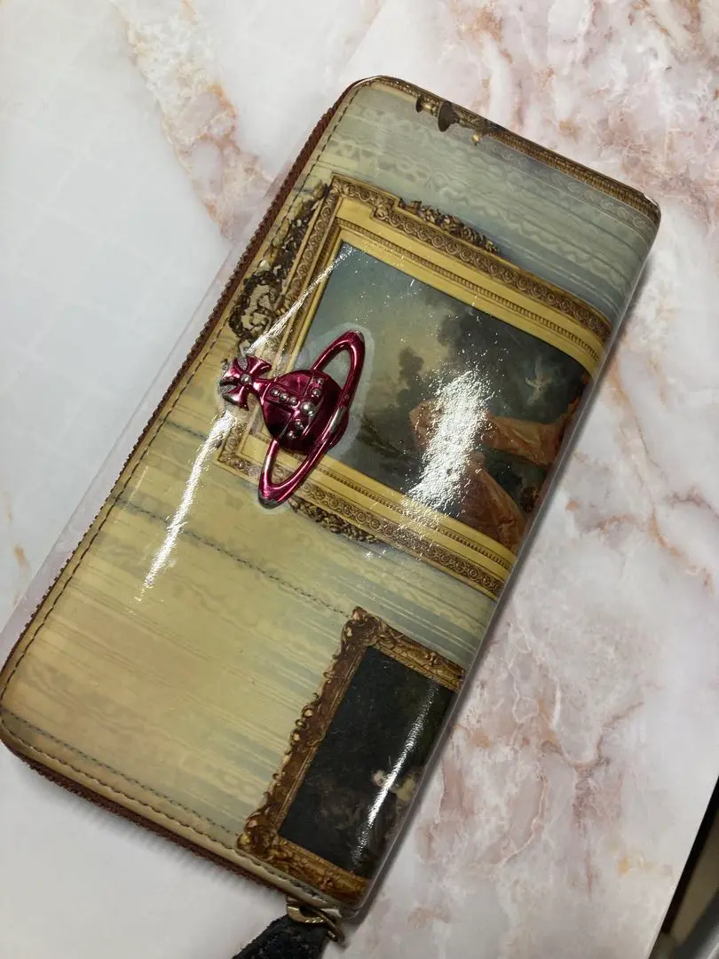 【美品】　限定品　VivienneWestwoodキーケース　美術館コラボ　絵画 ヴィヴィアン・ウエストウッドから、美術館の絵画柄シリーズ