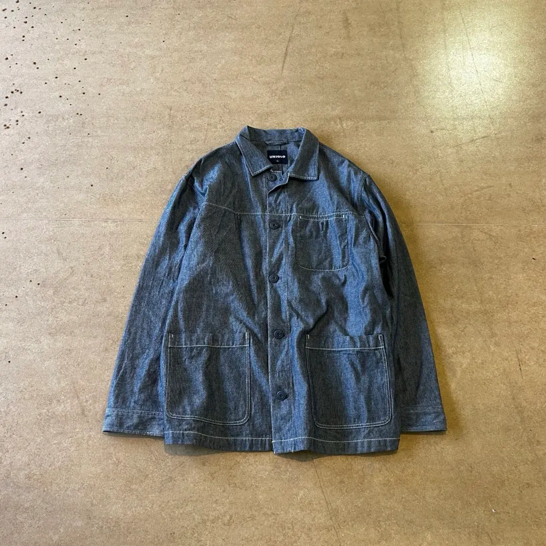 Thumbnail of 90s OLD UNIQLO Denim Coverall y2k City Grunge