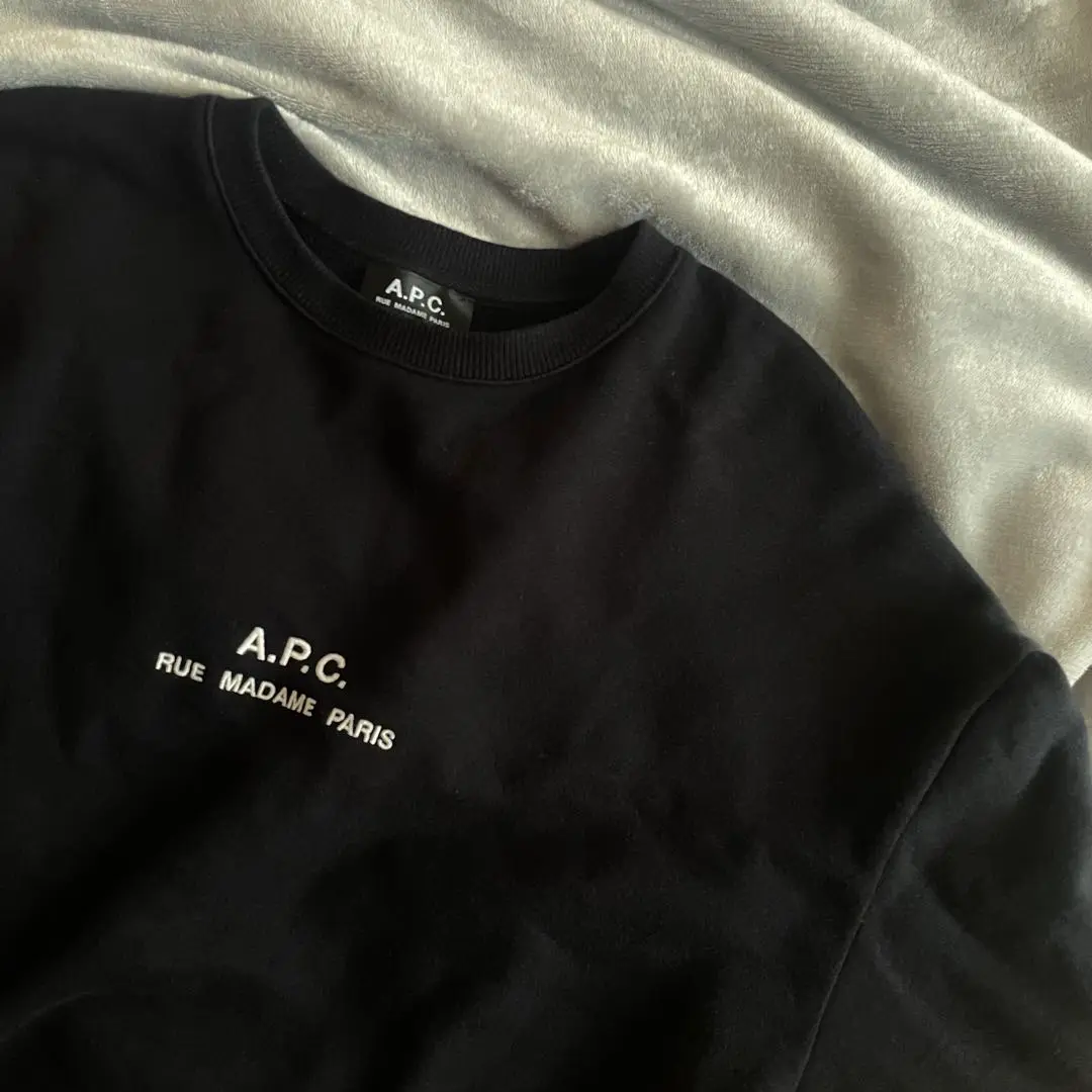 A.P.C. ブラック スウェット L ブラック（黒）系 L A.P.C.(アーペーセー) スウェット