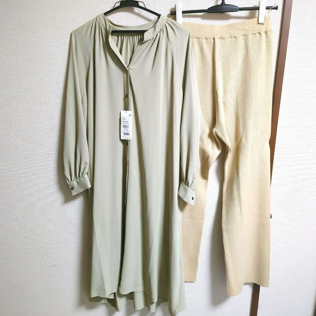 [新品] nano・universe/女裝/長款連衣裙、針織褲套裝 的縮圖