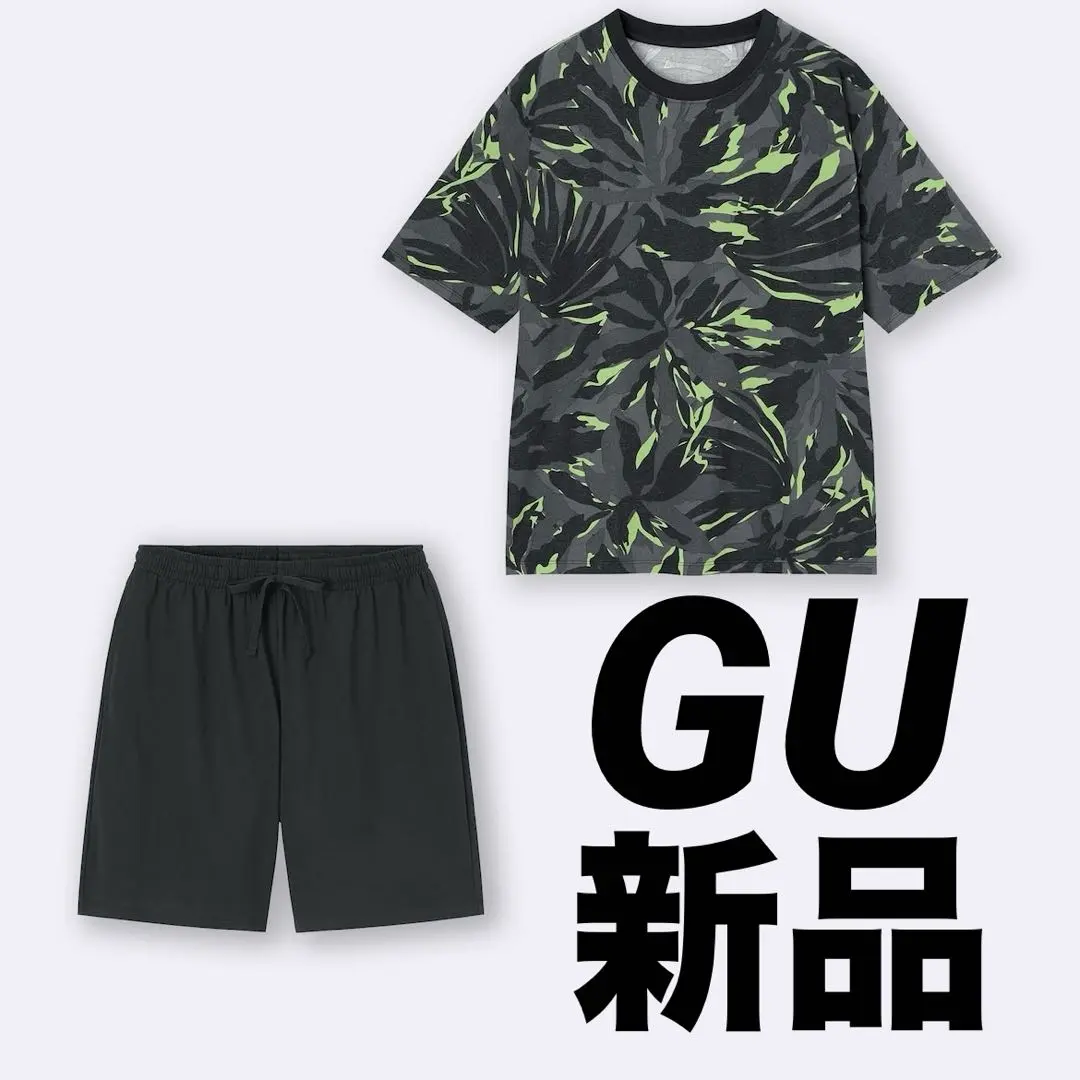 Thumbnail of Style Dry Oversized Set [Pattern] [Short Sleeve] Color: 09 BLACK