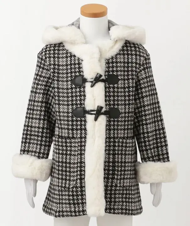 Thumbnail of New 120★Kumikyoku★Check Duffle Coat Outerwear