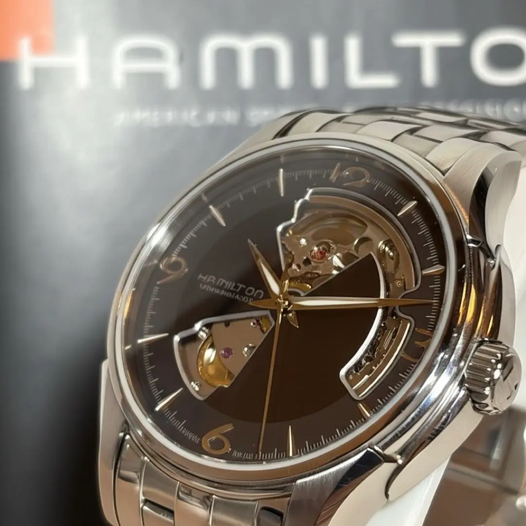 ハミルトン　H325651 HAMILTON ジャズマスター ビューマチック オープンハート