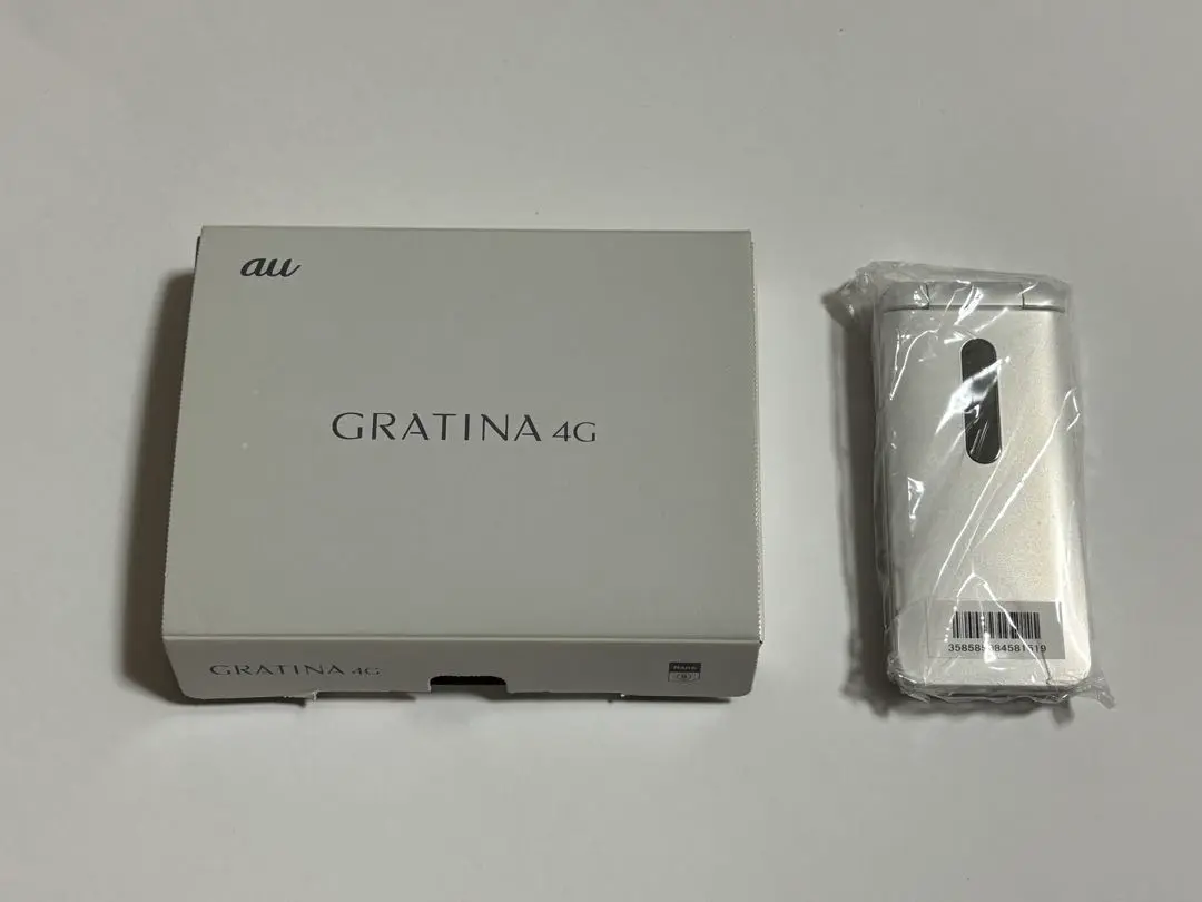 【新品未使用】GRATINA 4G KYF31SWA KYOCERA KYF31 GRATINA 4G WIFI KEITAI ANDROID FLIP PHONE