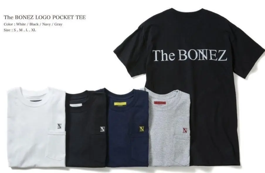 The BONEZ 半袖Tシャツ ネイビー 未使用 2025年最新】bonez tシャツ ネイビーの人気アイテム - メルカリ