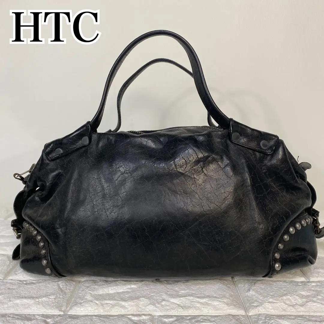 H723 HTC レザーミニボストンバッグ VitaFelice ハンドバッグ レディース 本牛革 レザー ミニ