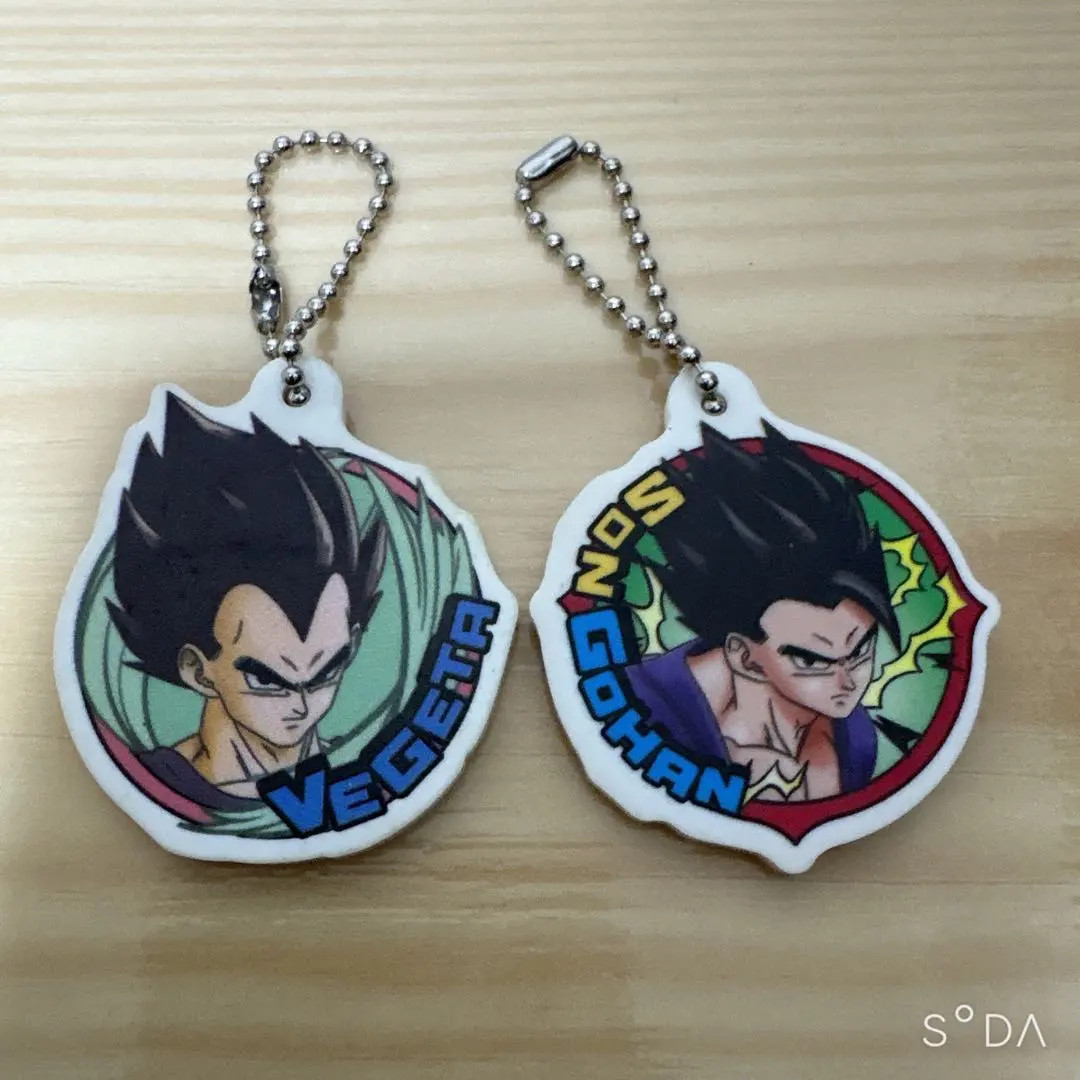 Thumbnail of Two Dragon Ball Super rubber keychains