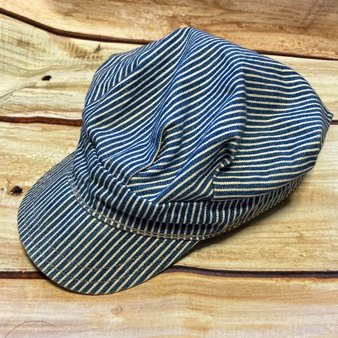 Thumbnail of Small Size Work Cap Hickory Stripe Vintage
