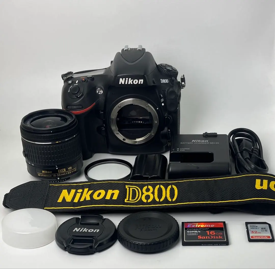 【退貨保證・動作確認済】Nikon D800 + 18-55mm 變焦鏡頭套組 的縮圖