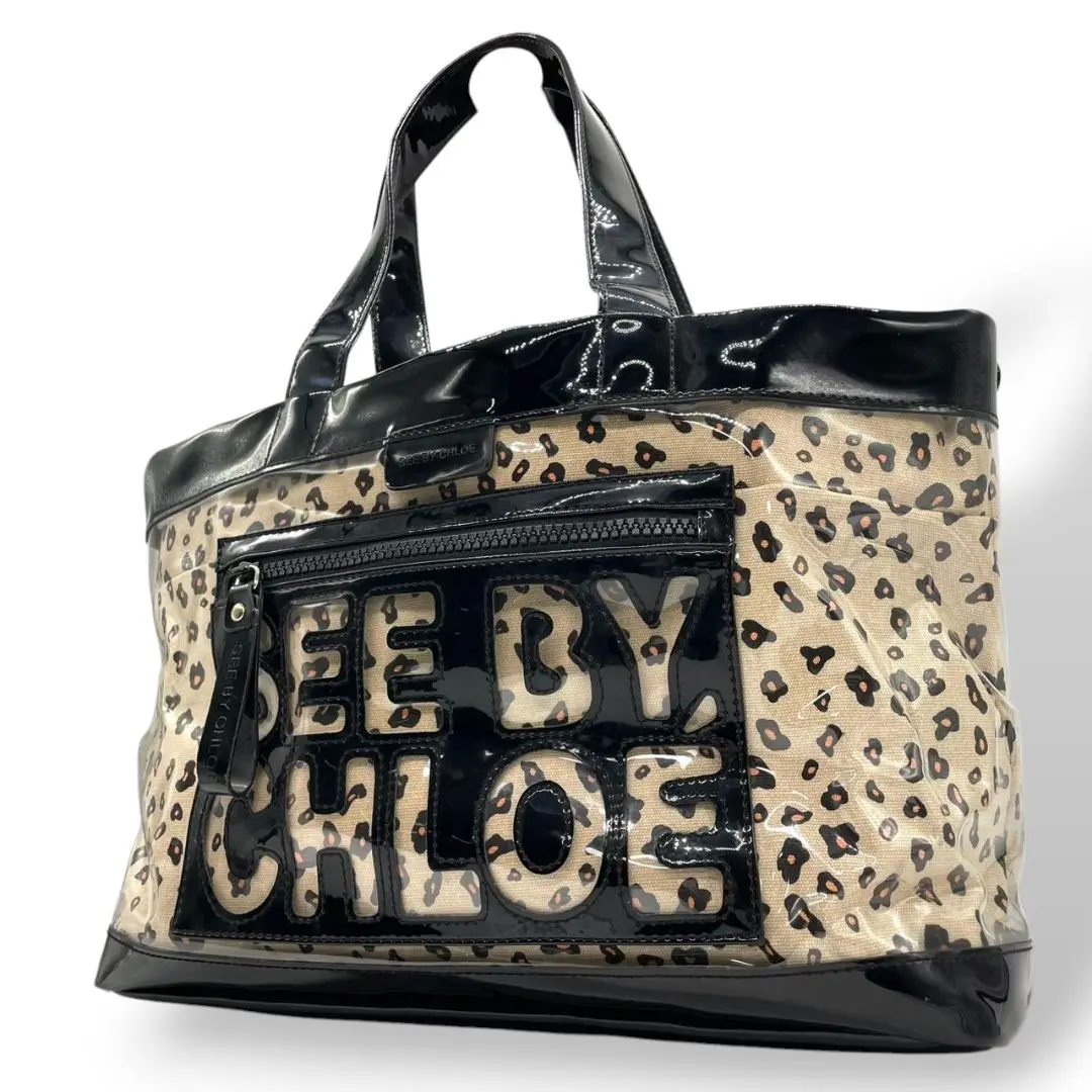 Chloe(クロエ)トートバッグ ハンドバッグ クリアバッグ Chloé クロエ クリア トートバッグ - メルカリ