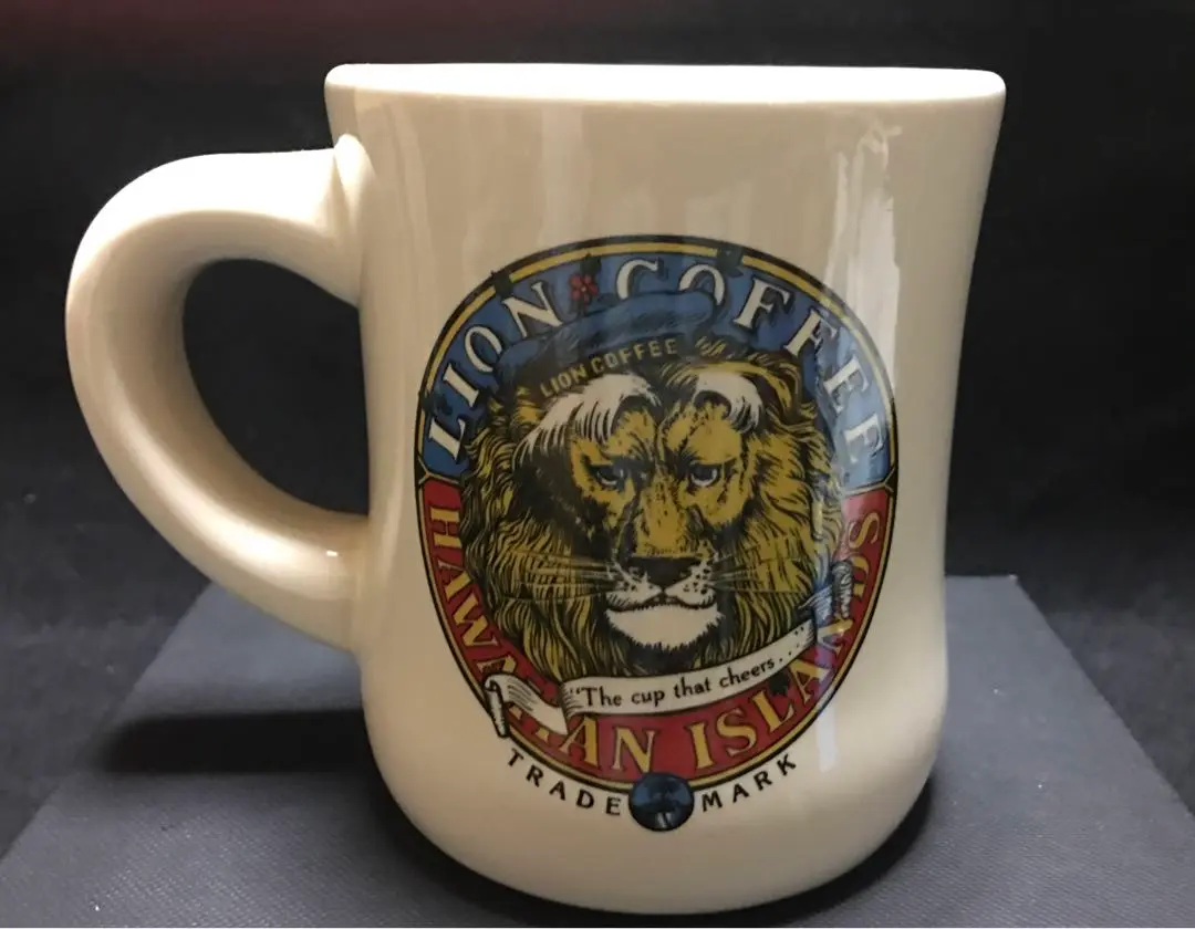 ライオンコーヒー　マグカップ　ビンテージ ライオンコーヒー マグカップ ビンテージ 廃盤品 アメリカ