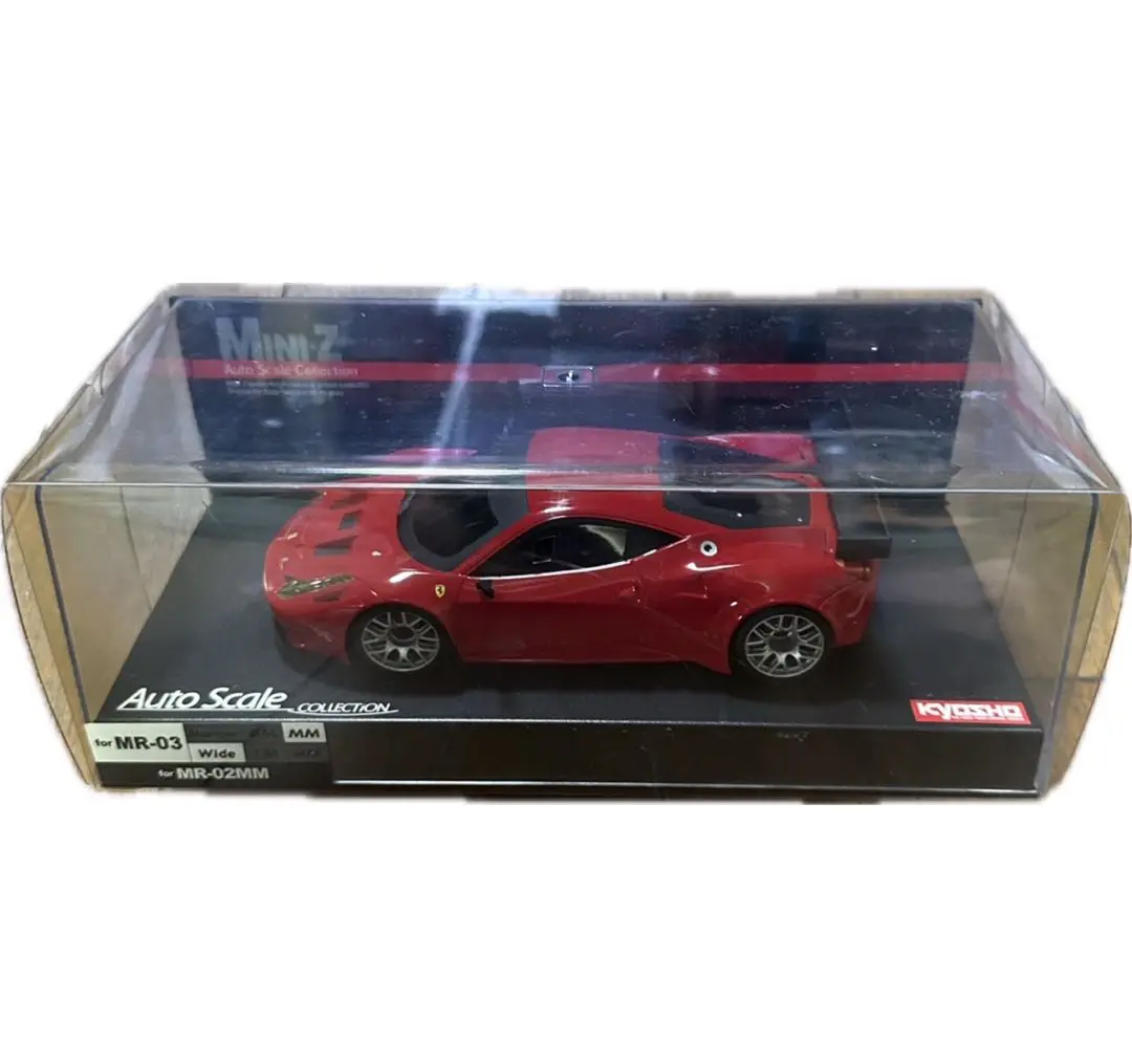 ミニッツ　フェラーリ458＆FXX 新品ボディ 収納￼ケース付き KYOSHO MINI-Z エンツォフェラーリ ホワイトボディセット