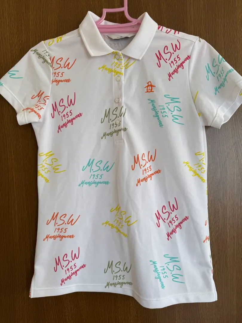 Thumbnail of M.S.W. Short Sleeve Polo Shirt White - Munsingwear