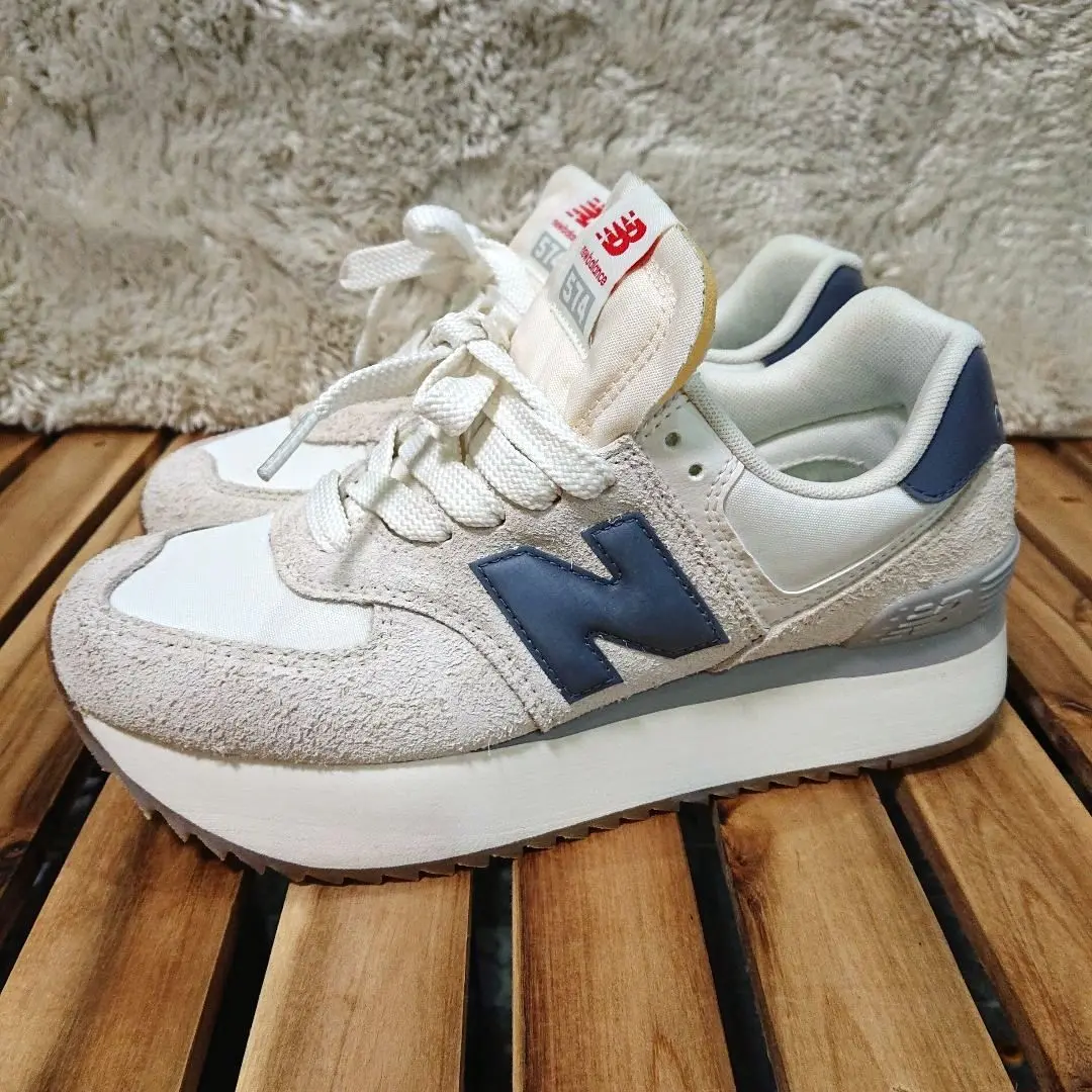 ニューバランス　WL574ZQA 23cm 厚底スニーカー レディース 【NEW BALANCE】 ニューバランス WL574ZSO(B) WL574Z