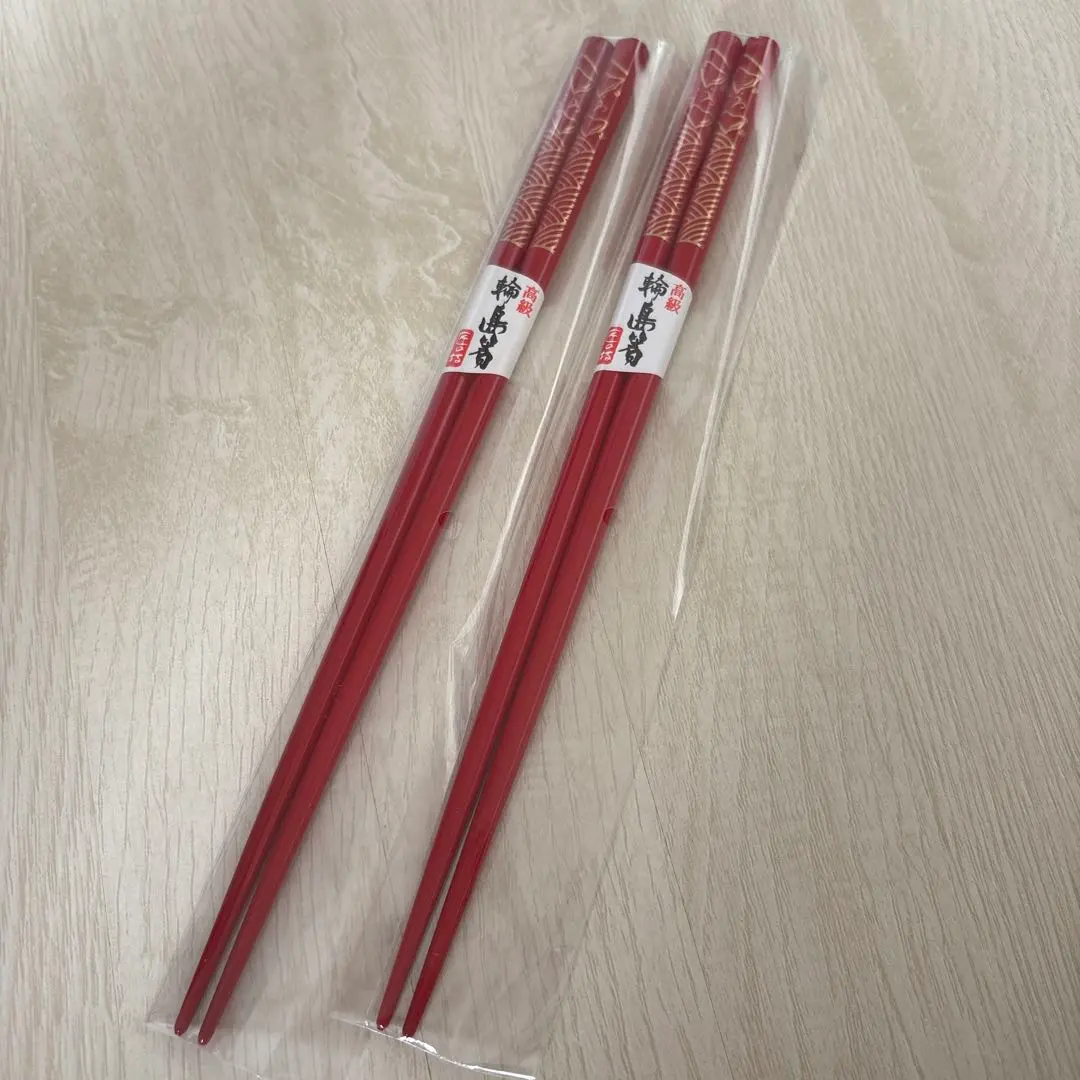 Thumbnail of Wajima-nuri (Wajima lacquerware) chopsticks, set of two, polyester
