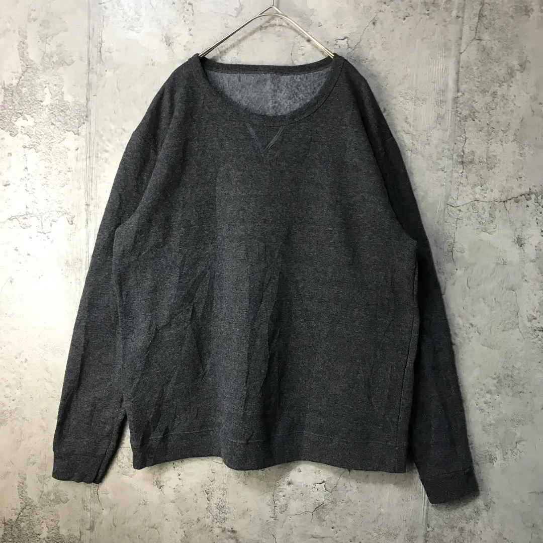Thumbnail of B661 Vintage Sweatshirt Charcoal Solid Color 90s Y2K