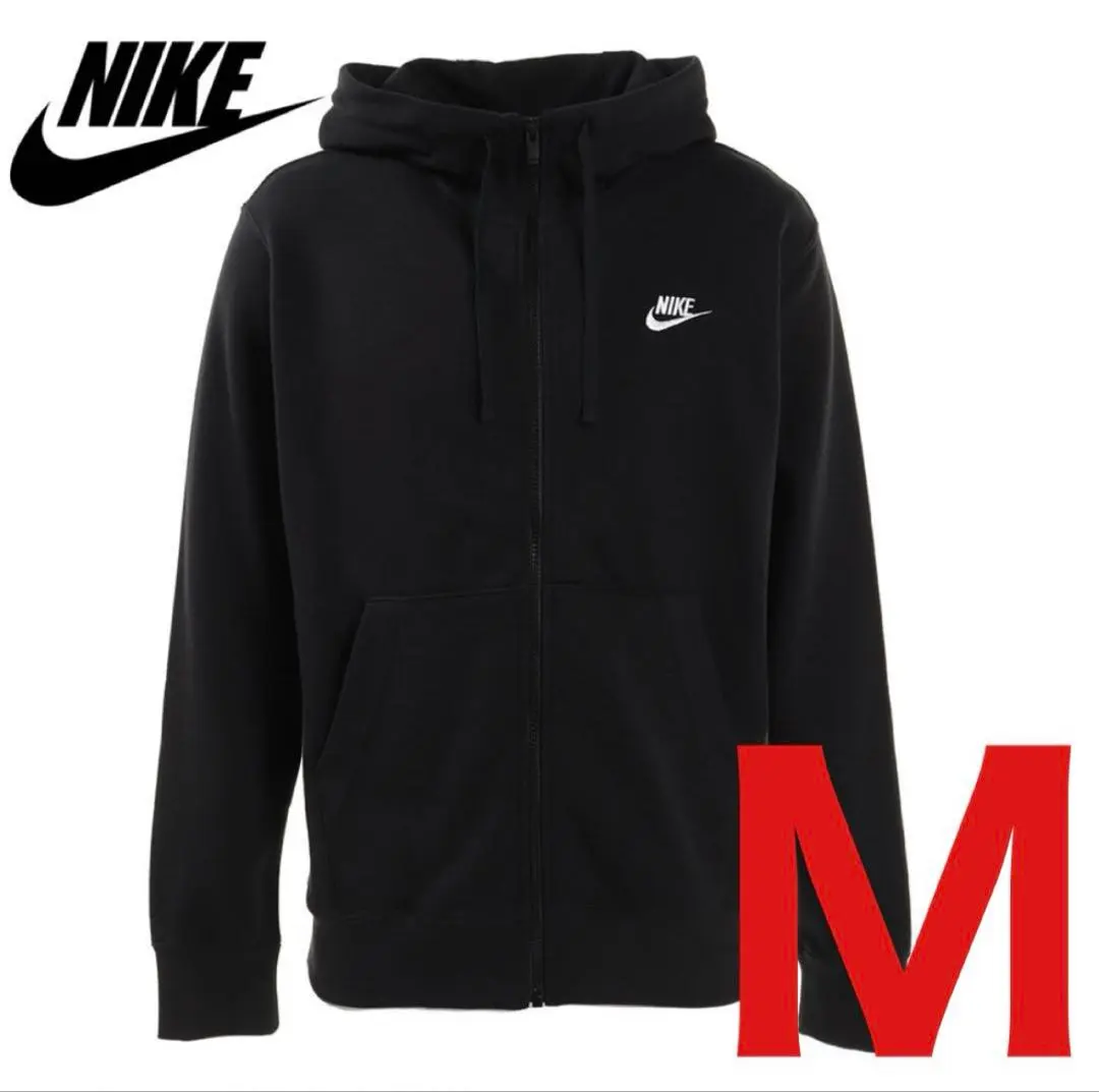 全新 Nike 法式毛圈布 圓領 連帽衫 黑色 免運 的縮圖