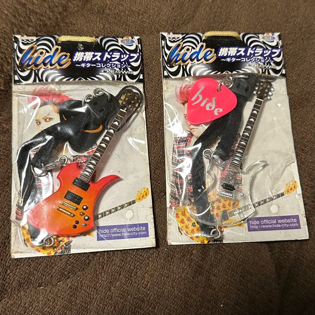 hide 携帯ストラップ ギターコレクション 20セット 新品未開封 当時モノ 2025年最新】hide 携帯ストラップギターコレクションの人気