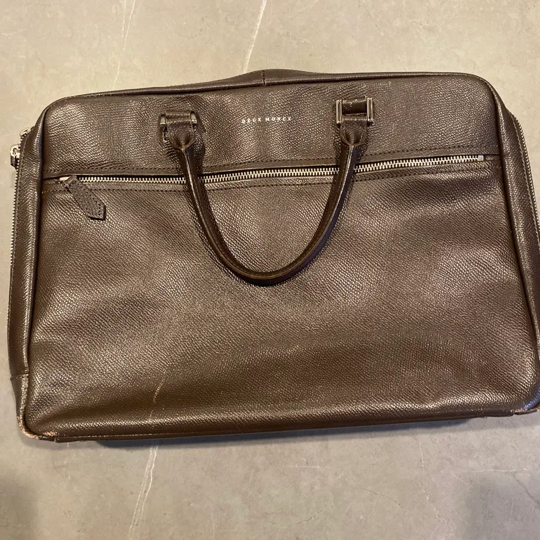 Thumbnail of Dumonts Brown Leather Business Bag