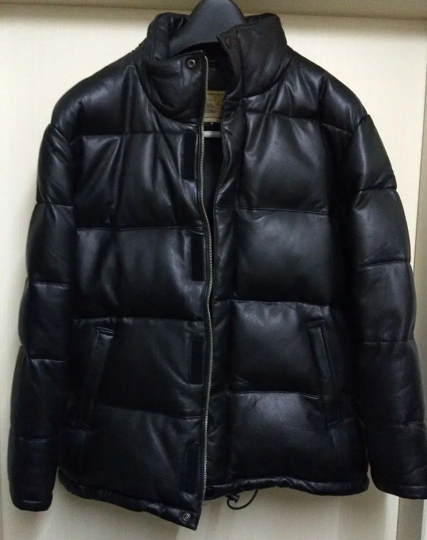 【キャニオンデシェリー】オールレザーダウンジャケット L 黒 中古・古着通販】Canyon de Chelly (キャニオンデシェリー) 中綿