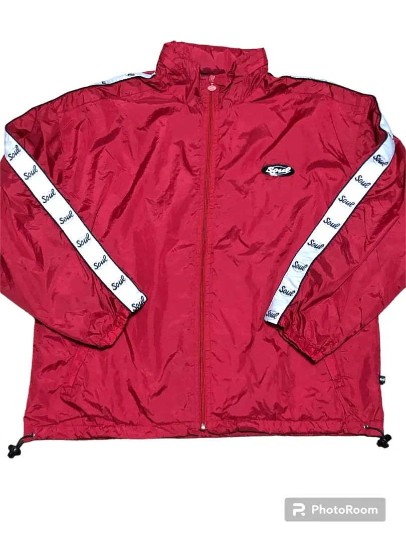 【90年代】靈魂 尼龍外套 M碼 紅色 的縮圖