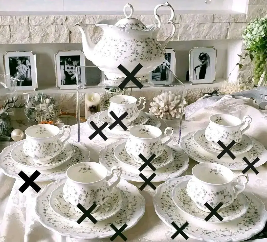 ロイヤルアルバート 英国製 キャロライン ディナープレートまとめて 美品】ロイヤルアルバート☆キャロライン☆ヴィクトリアシェイプ