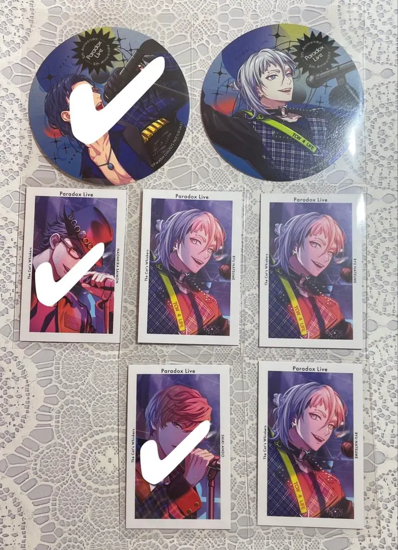Thumbnail of Natsu Ryu (from) Paradox Live 5th g-Prize Bonus Coaster
