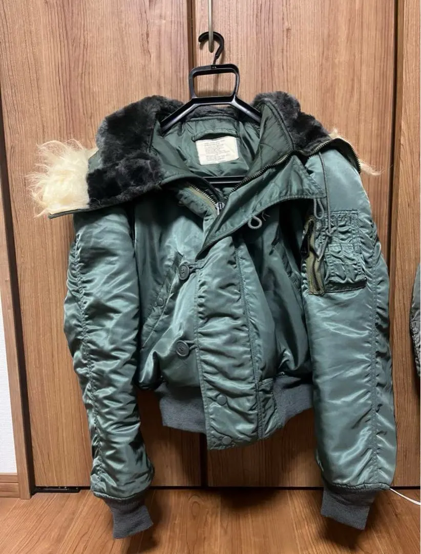 Thumbnail of Olive Green Military Jacket N-2B M