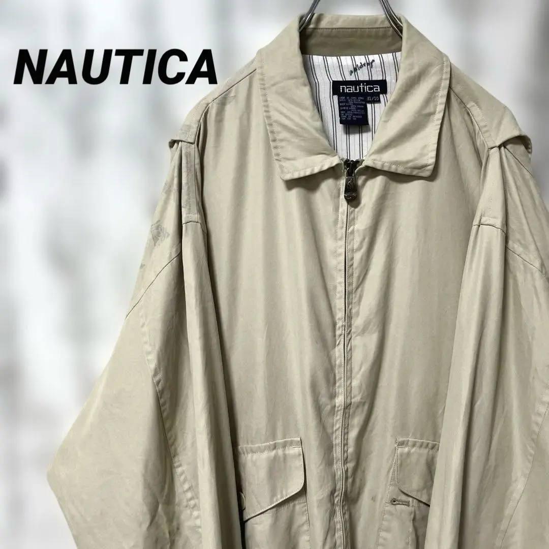C2582 NAUTICA 擺動外套 尼龍外套 米色 的縮圖
