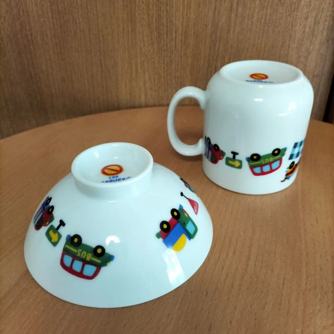 復古餐具 MARUEN 兒童飯碗 水杯 2個一組 的縮圖