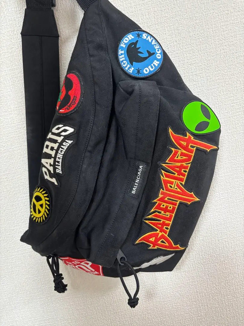 Thumbnail of BALENCIAGA Explorer XXL Body Bag with Patches