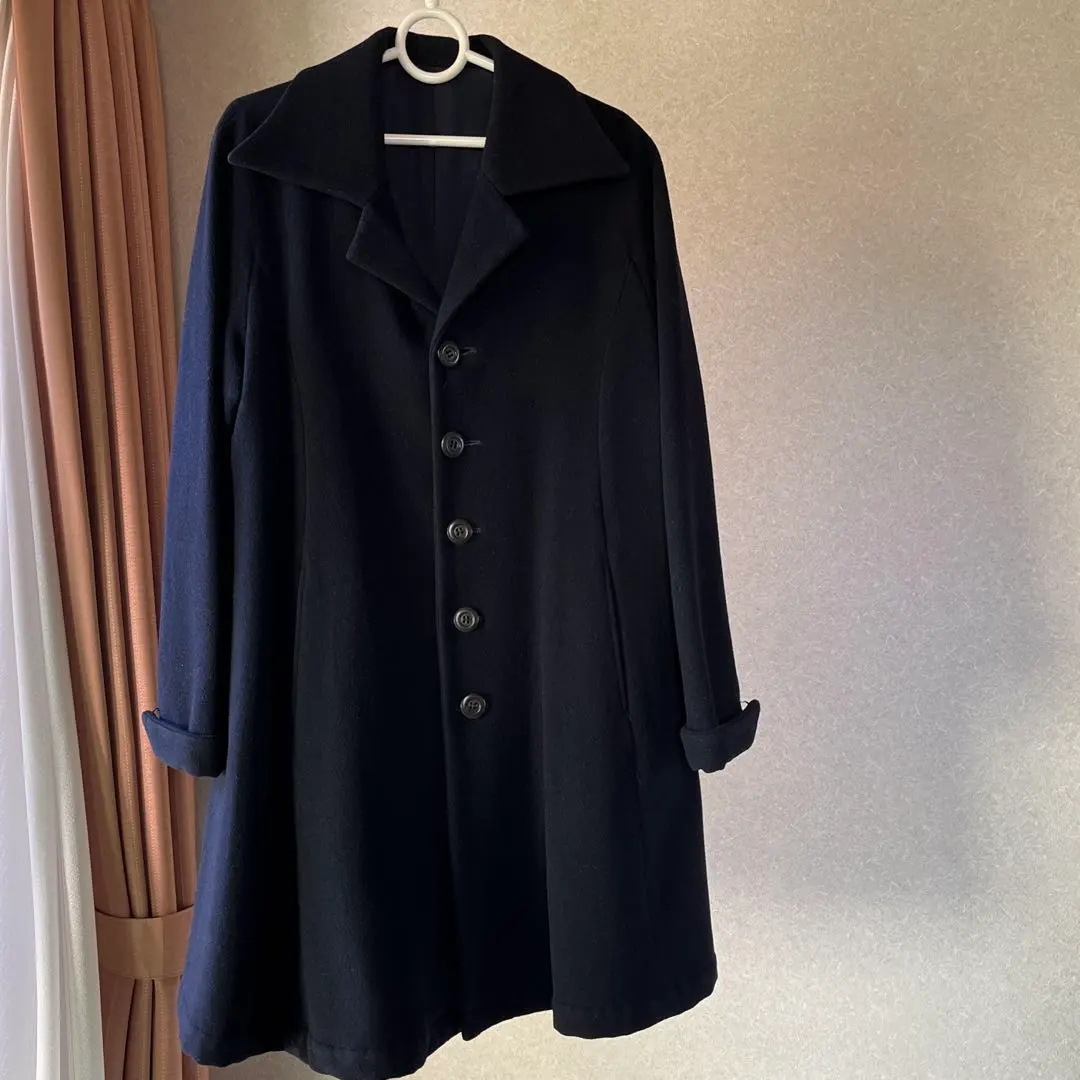 Thumbnail of Women's A-line coat, navy blue