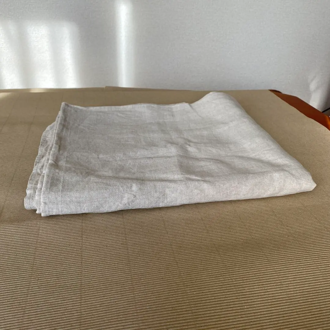 Thumbnail of MUJI Brand New 100% Linen Fabric Flat Sheet