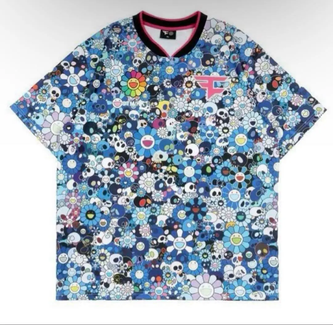 b*a様 村上隆 FaZe Clan Jersey Red Tee 赤　レッド 2025年最新】FAZE 村上隆の人気アイテム - メルカリ