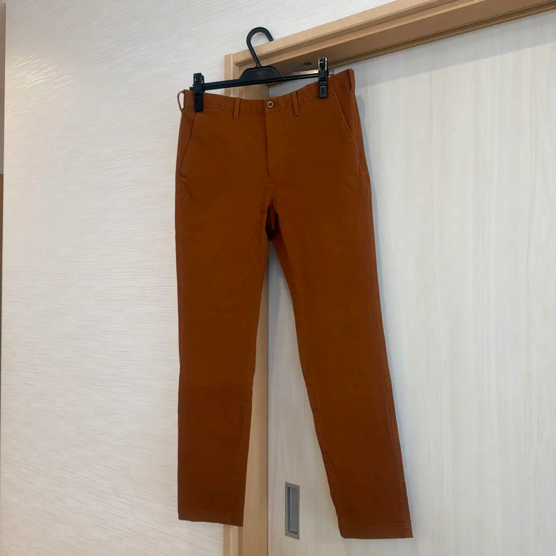 優衣庫UNIQLO 棕色長褲 腰圍79公分 的縮圖