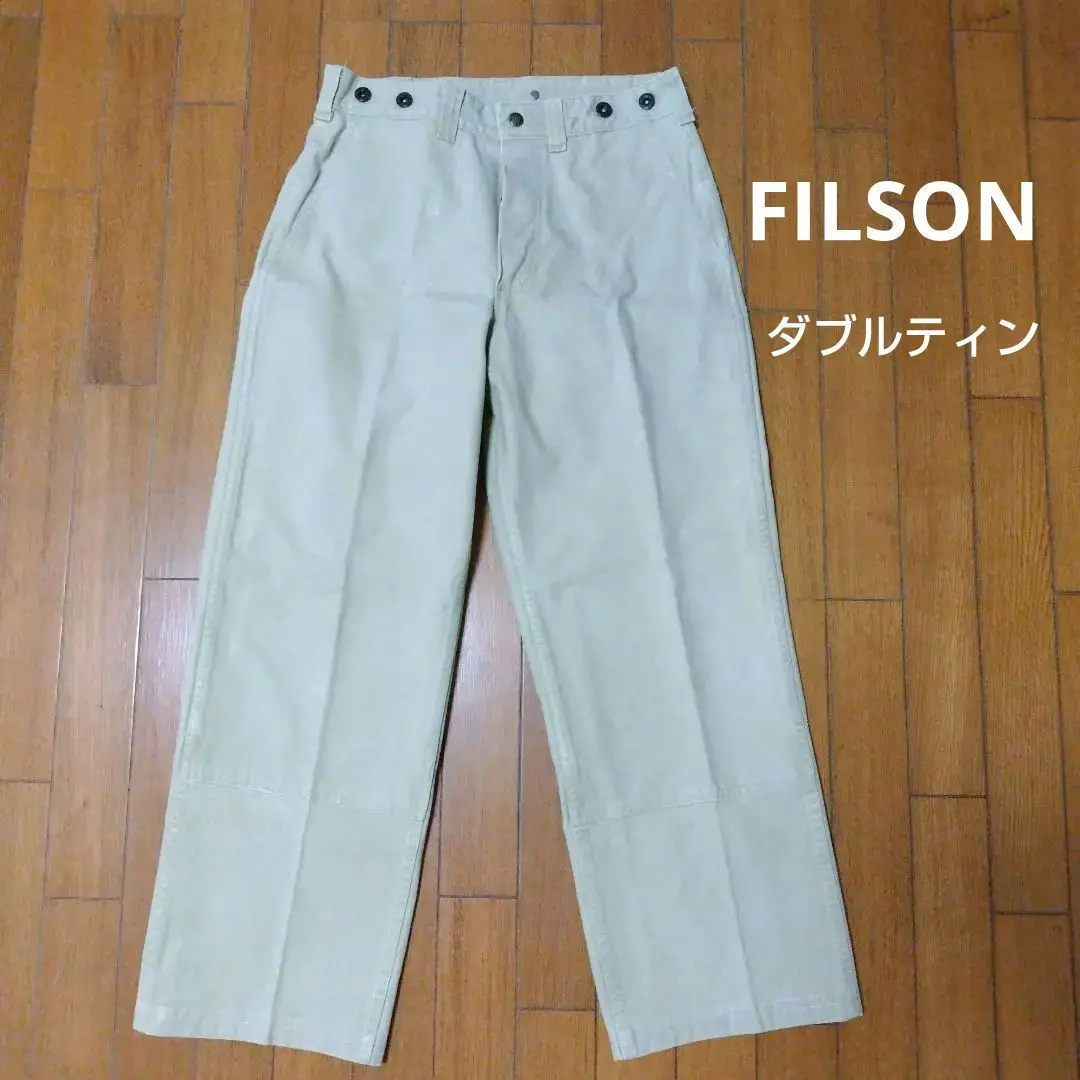 shukoさん専用　Filson ティンパンツ　ベージュ　34　USA製 FILSON フィルソン ダブルティンパンツ 日本未入荷モデル TAN
