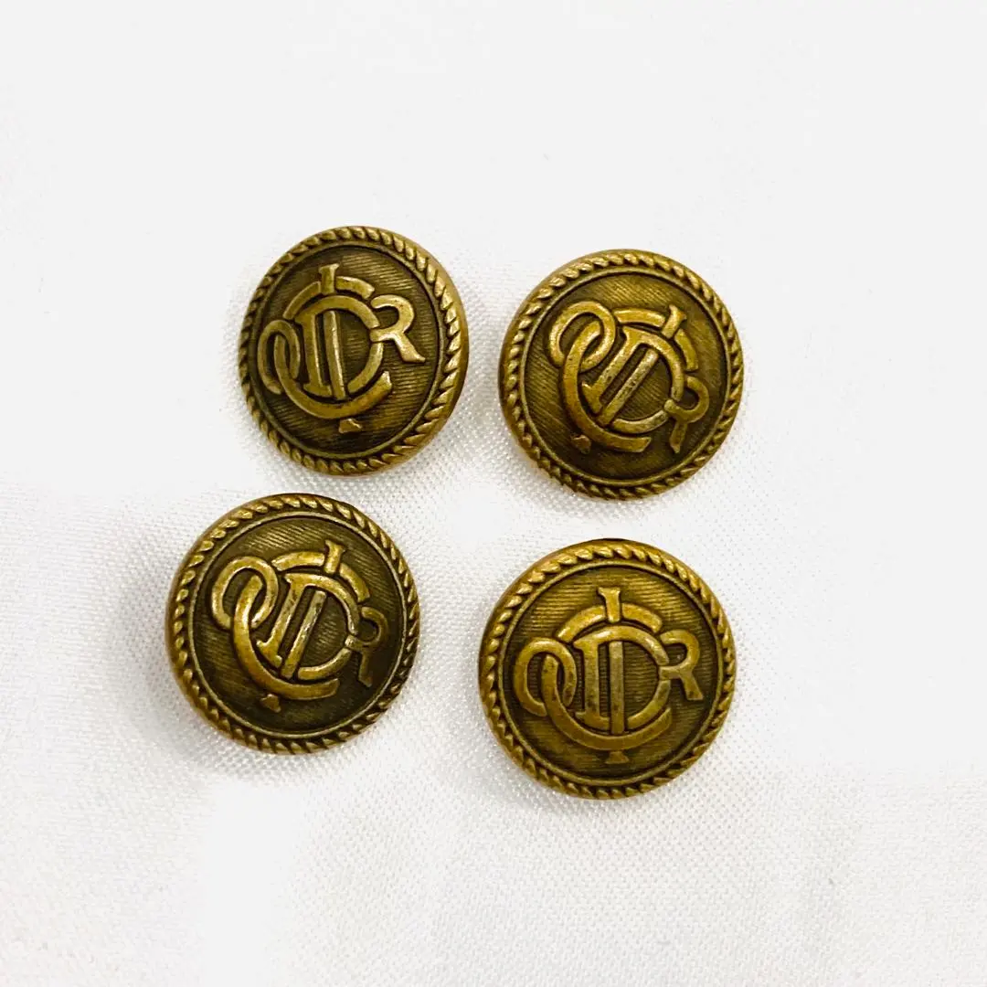 Y509-45④ Christian Dior 古董鈕釦 1.5厘米×4 的縮圖