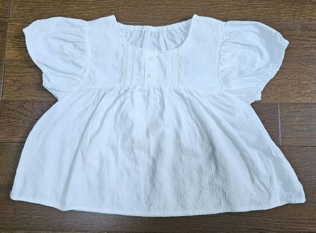Thumbnail of Free shipping: juo white top, 100cm, Shimamura