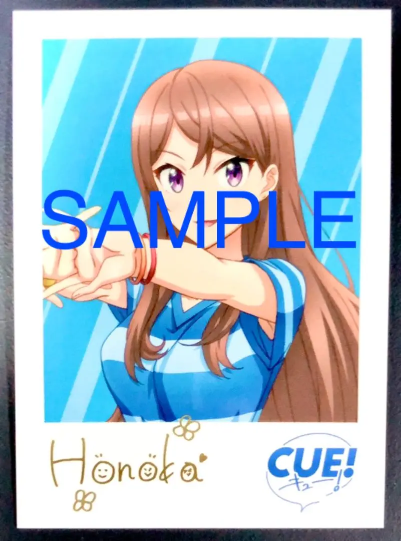 キャストサイン入り CUE! 「スタートライン」販促用B2ポスター