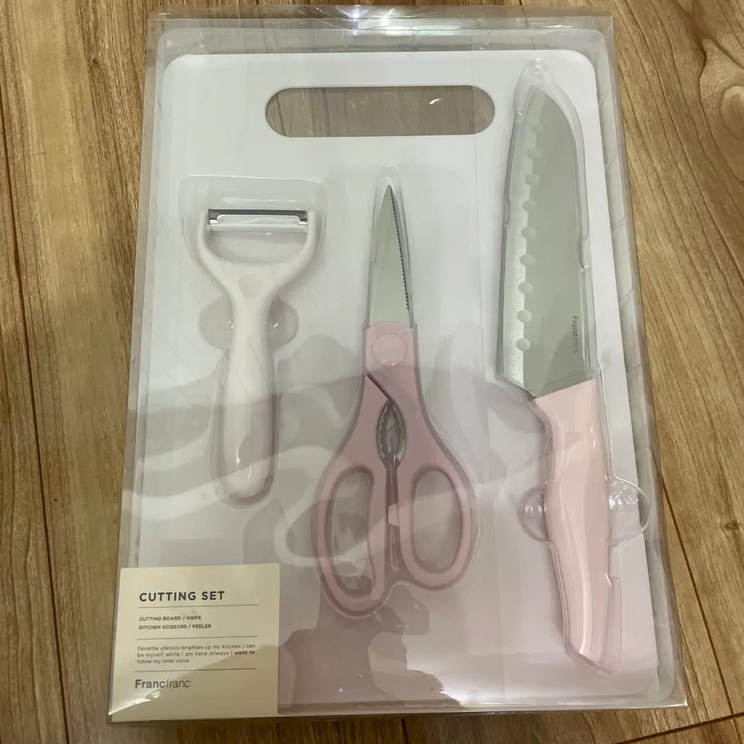 Francfranc 切菜組 粉紅色 的縮圖