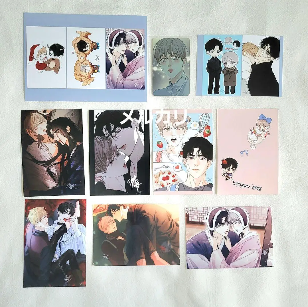 ① 愛慾 收藏卡 照片卡 網印 L判 2L判尺寸 韓國BL 的縮圖