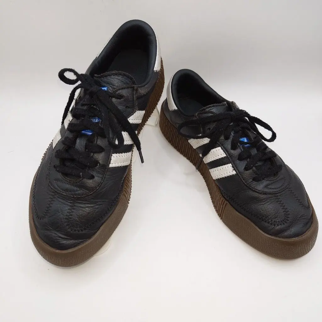 美品✨アディダスadidas サンバローズW 厚底 23㎝ レザー ブラック 2025年最新】adidas サンバローズ 23の人気アイテム - メルカリ