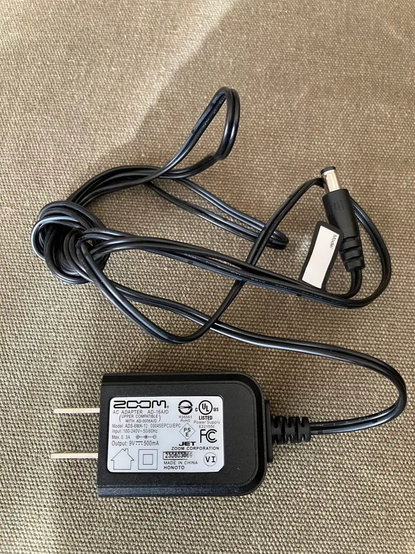 ZOOM アコースティックエフェクツペダル A2.1u 互換ACアダプター
