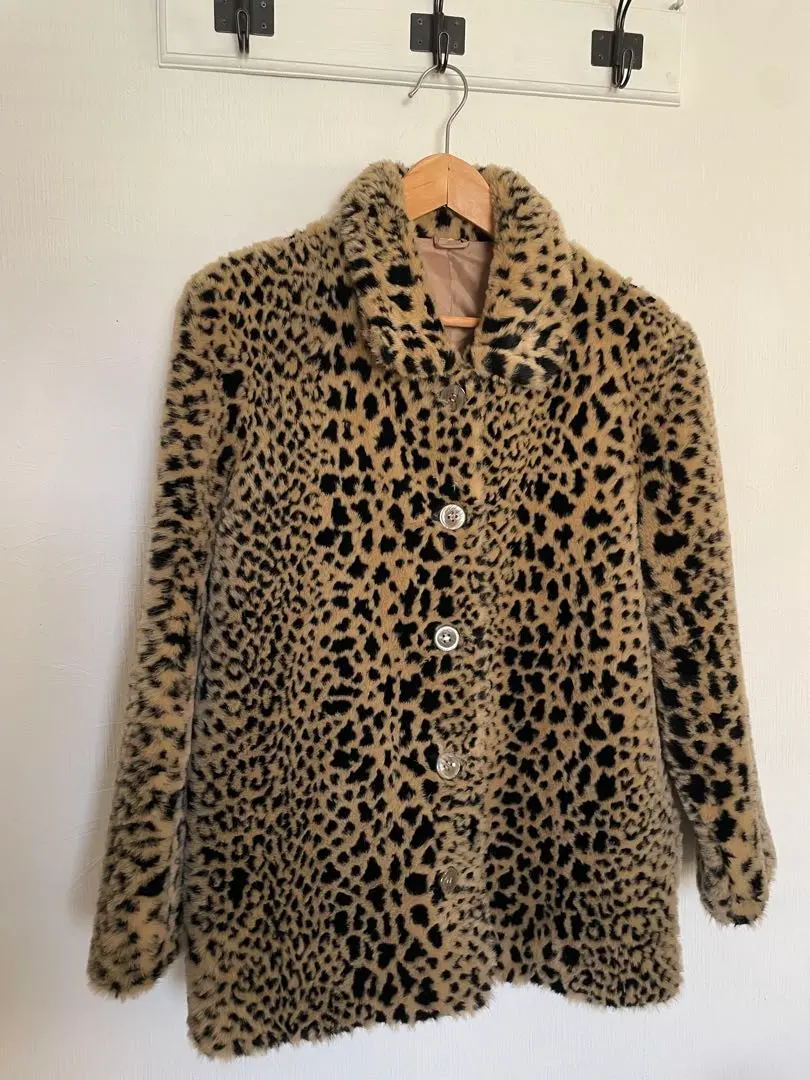 Thumbnail of Leopard print leopard print fur coat jacket