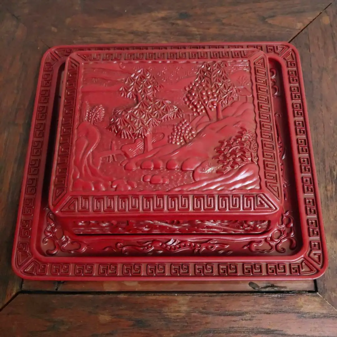 中華民国 堆朱 龍模様 盆 國立故宮博物院 蔵品製品 中華民国 堆朱 龍模様 盆 國立故宮博物院 蔵品製品