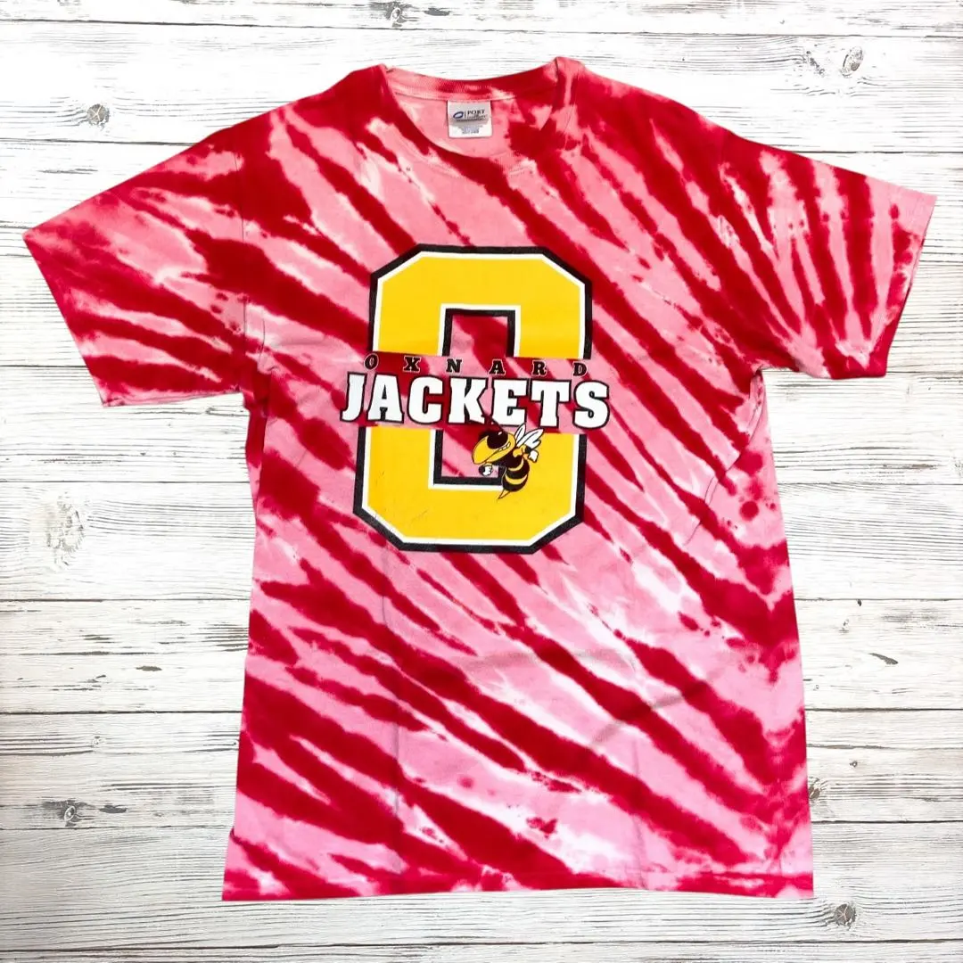 PORT and COMPANY T恤 染色圖案 紅色系 M 0184 的縮圖