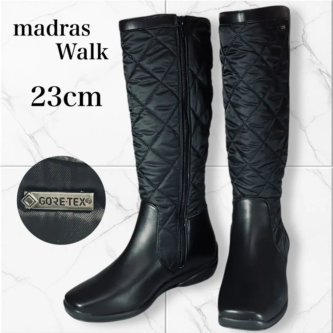 Thumbnail of Excellent Condition 23cm Waterproof Madras Walk GORE-TEX Quilted Boots