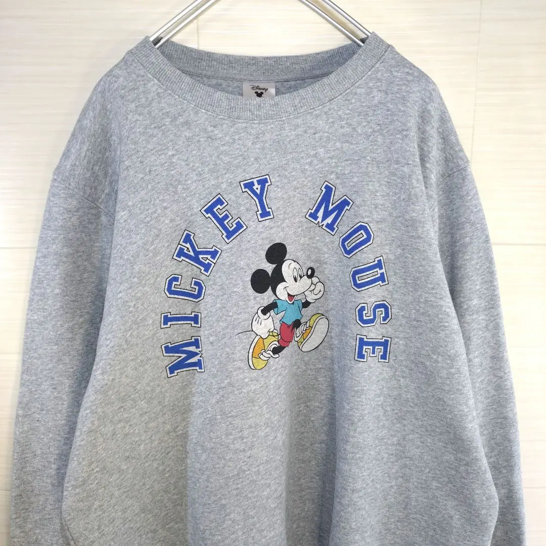 Thumbnail of Disney x GU Collaboration Sweatshirt - Mickey Mouse - Gray