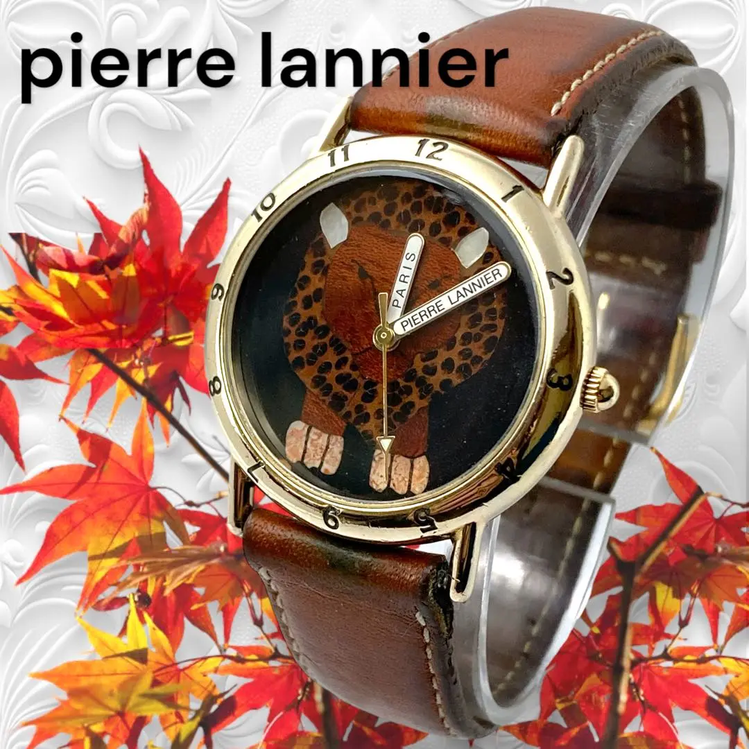 PIERRE LANNIER アニマルモチーフ ラウンド 腕時計 1039 PIERRE LANNIER アニマルモチーフ ラウンド 腕時計 1039